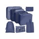 Cestovní organizér, sada 8 ks, modrý