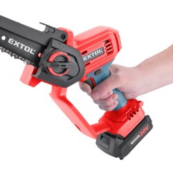 Pila řetězová aku jednoruční SHARE20V, 12 cm, 20 V Li-ion, 2 Ah - EXTOL PREMIUM Pila řetězová aku jednoruční SHARE20V, 12 cm, 20 V Li-ion, 2 Ah - EXTOL PREMIUM