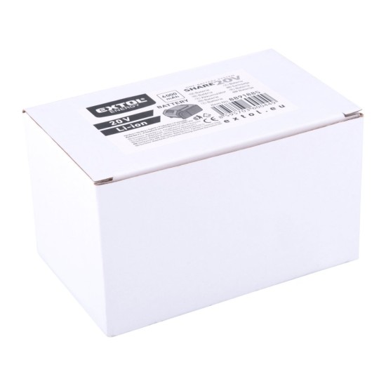 Baterie akumulátorová SHARE20V, 20 V Li-ion, 6000 mAh - EXTOL ENERGY