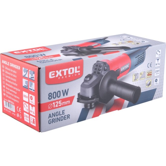 Bruska úhlová 125 mm, 800 W - EXTOL PREMIUM Bruska úhlová 125 mm, 800 W - EXTOL PREMIUM
