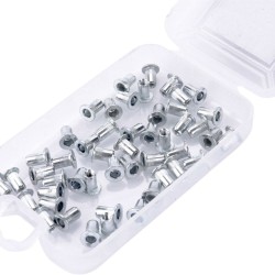 Nýtovací matice ocelové, sada 50 ks, M3x8 mm - FORTUM