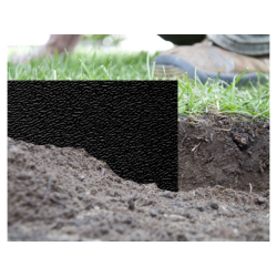 Obruba záhonů 6 m × 15 cm, černá - BORDER