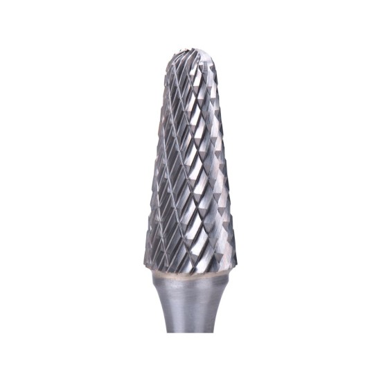 Fréza karbidová, konická 14° zakulacená, ø 12x28 mm, stopka 6 mm - EXTOL INDUSTRIAL Fréza karbidová, konická 14° zakulacená, ø 12x28 mm, stopka 6 mm - EXTOL INDUSTRIAL