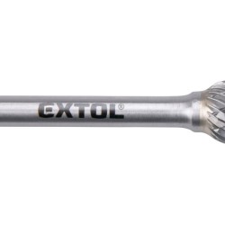 Fréza karbidová, kulová, ø 12 mm, stopka 6 mm - EXTOL INDUSTRIAL Fréza karbidová, kulová, ø 12 mm, stopka 6 mm - EXTOL INDUSTRIAL