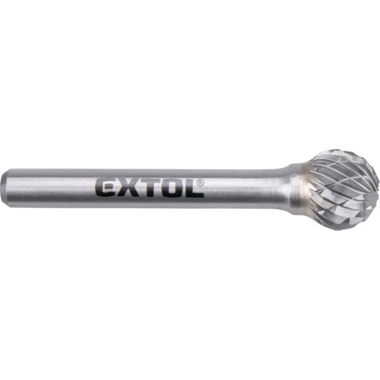 Fréza karbidová, kulová, ø 12 mm, stopka 6 mm - EXTOL INDUSTRIAL Fréza karbidová, kulová, ø 12 mm, stopka 6 mm - EXTOL INDUSTRIAL