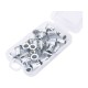 Nýtovací matice ocelové, sada 30 ks, M6x14 mm - FORTUM