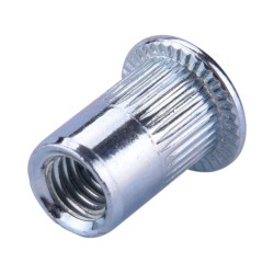 Nýtovací matice ocelové, sada 30 ks, M6x14 mm - FORTUM