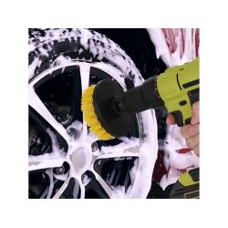 Sada čistících kartáčů na vrtačku 4 ks, stopka 1/4" x 25 mm - EXTOL CRAFT