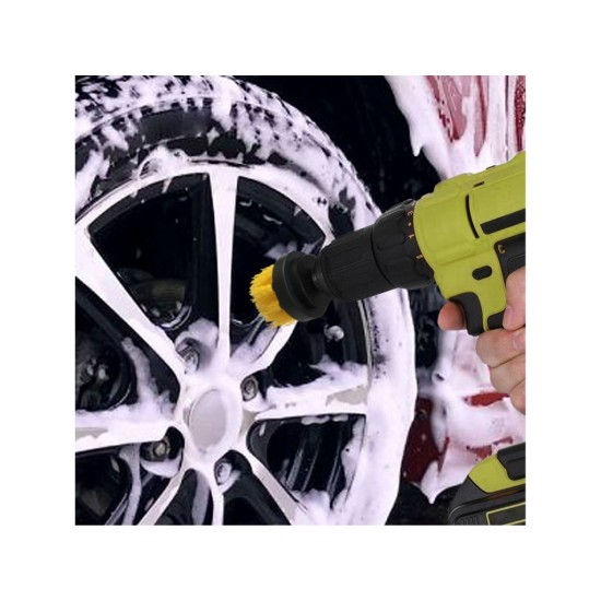 Sada čistících kartáčů na vrtačku 4 ks, stopka 1/4" x 25 mm - EXTOL CRAFT Sada čistících kartáčů na vrtačku 4 ks, stopka 1/4" x 25 mm - EXTOL CRAFT