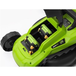 Aku sekačka 2x20 V, 2 Ah, Li-Ion, 33 cm - FIELDMANN