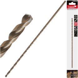 Vrták do kovu, extra dlouhý, 4,0×220 mm, HSS, DIN1869 - TVARDY