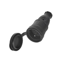 Venkovní zásuvka s krytem, 16 A, IP44 - GEKO