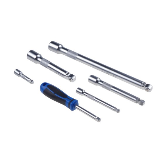 Gola sada 1/4”, 3/8”, 1/2”, šestihranné hlavice, 192 ks - BGS