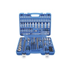 Gola sada 1/4”, 3/8”, 1/2”, šestihranné hlavice, 192 ks - BGS