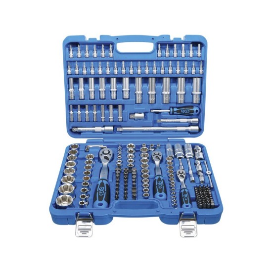 Gola sada 1/4", 3/8", 1/2" hlavice Super-lock, 191 dílů- BGS