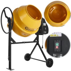 Stavební míchačka 200 l, 1000 W - GEKO