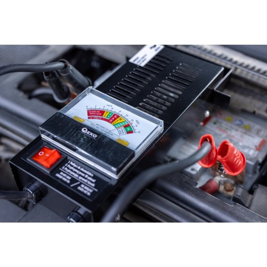 Zátěžový analogový tester akumulátorů, 6/12 V - GEKO