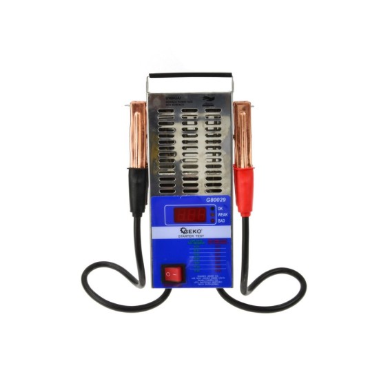 Zátěžový tester akumulátorů, 12 V, LCD displej - GEKO Zátěžový tester akumulátorů, 12 V, LCD displej - GEKO