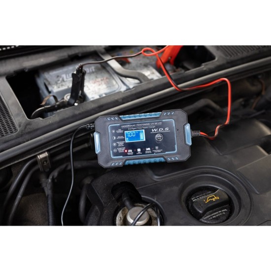 Automatická nabíječka baterií 12 V, 6 A - KRAFT&DELE