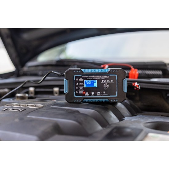 Automatická nabíječka baterií 12 V, 6 A - KRAFT&DELE