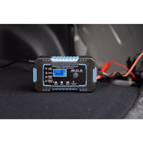 Automatická nabíječka baterií 12 V, 6 A - KRAFT&DELE