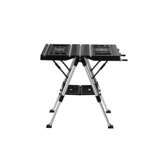 Skládací pracovní stůl 82×81,5×62,5 cm, s upínáním - KRAFT&DELE