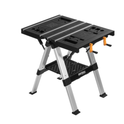 Skládací pracovní stůl 82×81,5×62,5 cm, s upínáním - KRAFT&DELE