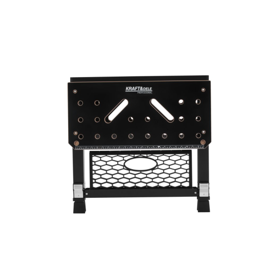 Skládací pracovní stůl 70x65x92 cm, s upínáním, MDF deska - KRAFT&DELE