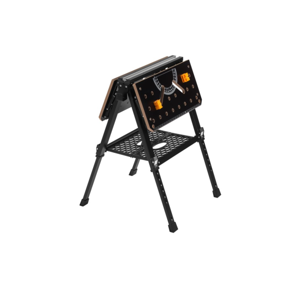 Skládací pracovní stůl 70x65x92 cm, s upínáním, MDF deska - KRAFT&DELE