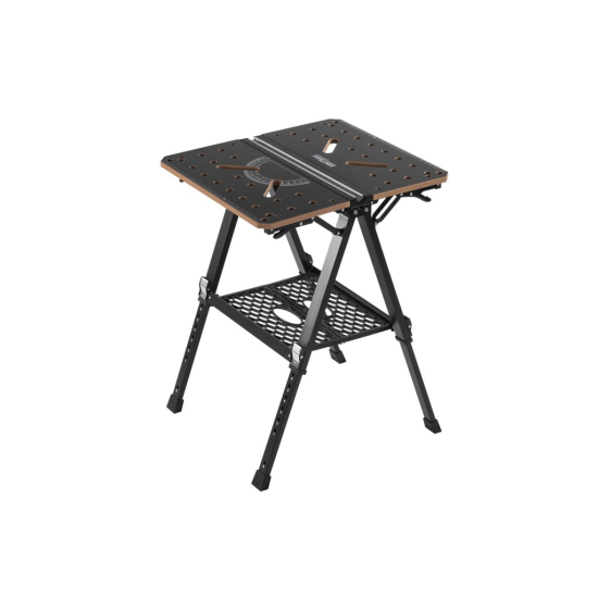 Skládací pracovní stůl 70x65x92 cm, s upínáním, MDF deska - KRAFT&DELE