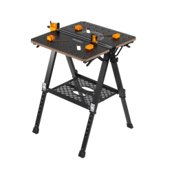 Skládací pracovní stůl 70x65x92 cm, s upínáním, MDF deska - KRAFT&DELE