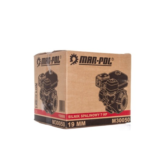 Spalovací motor 7 HP/19 mm, pro čerpadla nebo centrály - MAR-POL Spalovací motor 7 HP/19 mm, pro čerpadla nebo centrály - MAR-POL