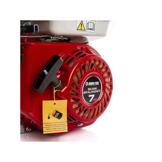 Spalovací motor 7 HP/19 mm, pro čerpadla nebo centrály - MAR-POL