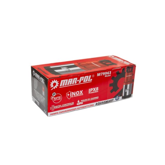 Ponorné tlakové čerpadlo 1000 W AQUASMART™ - MAR-POL Ponorné tlakové čerpadlo 1000 W AQUASMART™ - MAR-POL