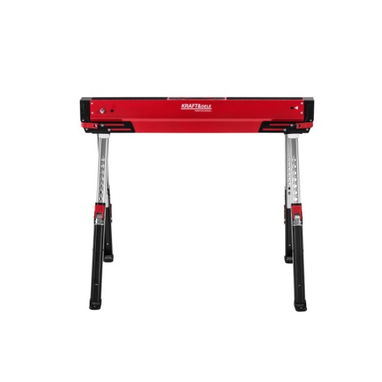 Skládací podpěra/koza s protiskluzem, nastavitelná výška 61,5–79 cm - KRAFT&DELE Skládací podpěra/koza s protiskluzem, nastavitelná výška 61,5–79 cm - KRAFT&DELE