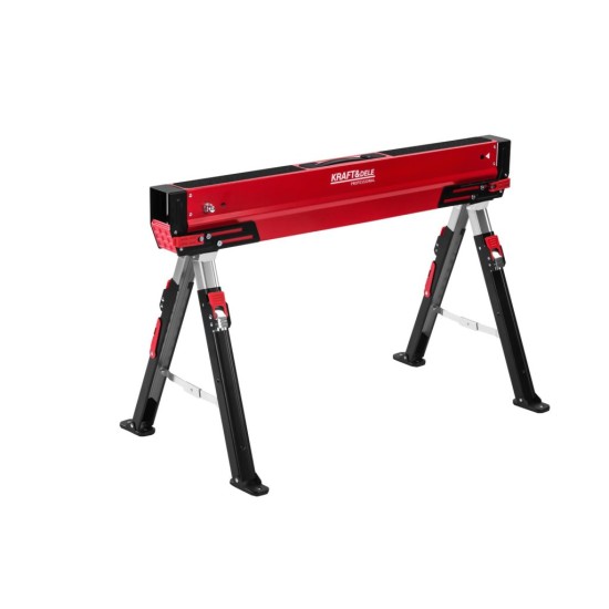Skládací podpěra/koza s protiskluzem, nastavitelná výška 61,5–79 cm - KRAFT&DELE Skládací podpěra/koza s protiskluzem, nastavitelná výška 61,5–79 cm - KRAFT&DELE