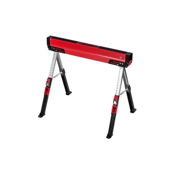 Skládací podpěra/koza s protiskluzem, nastavitelná výška 61,5–79 cm - KRAFT&DELE Skládací podpěra/koza s protiskluzem, nastavitelná výška 61,5–79 cm - KRAFT&DELE