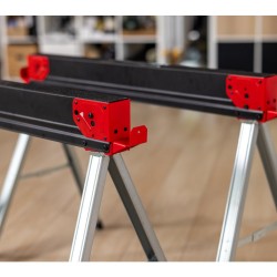 Skládací podpěra/koza s protiskluzem, pevná výška, sada 2 ks - KRAFT&DELE Skládací podpěra/koza s protiskluzem, pevná výška, sada 2 ks - KRAFT&DELE