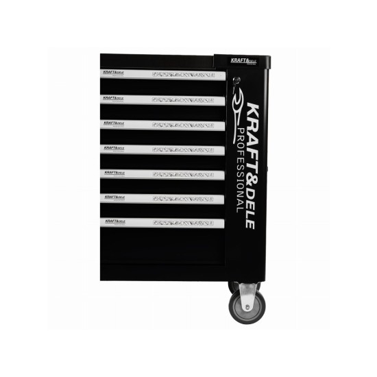 Dílenská pojízdná skříňka na nářadí, 7 zásuvek - KRAFT&DELE Dílenská pojízdná skříňka na nářadí, 7 zásuvek - KRAFT&DELE