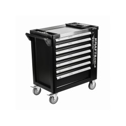 Dílenská pojízdná skříňka na nářadí, 7 zásuvek - KRAFT&DELE