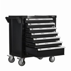 Dílenská pojízdná skříňka na nářadí, 7 zásuvek - KRAFT&DELE