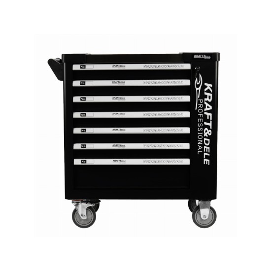 Dílenská pojízdná skříňka na nářadí, 7 zásuvek - KRAFT&DELE Dílenská pojízdná skříňka na nářadí, 7 zásuvek - KRAFT&DELE
