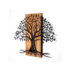 Dekorativní dřevěný nástěnný doplněk - low 382