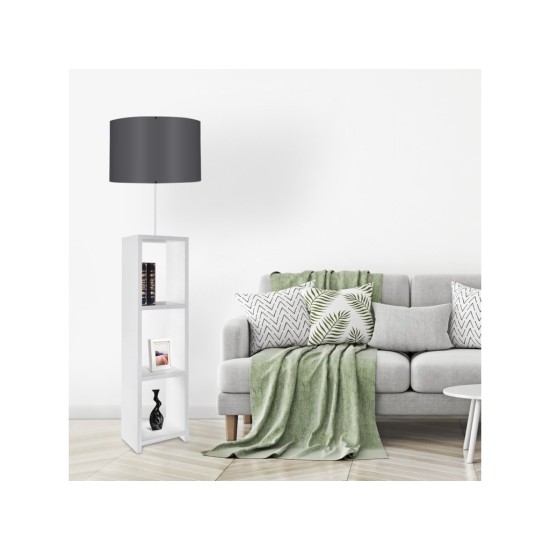 Stojací lampa, dřevěná Stojací lampa, dřevěná