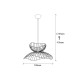 Industriální stropní světlo, lustr 230V, E27 OPVIQ CHANDELIER FARAC Industriální stropní světlo, lustr 230V, E27 OPVIQ CHANDELIER FARAC