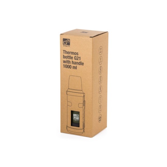Termoska s rukojetí, 1000 ml, zelená - G21 Termoska s rukojetí, 1000 ml, zelená - G21