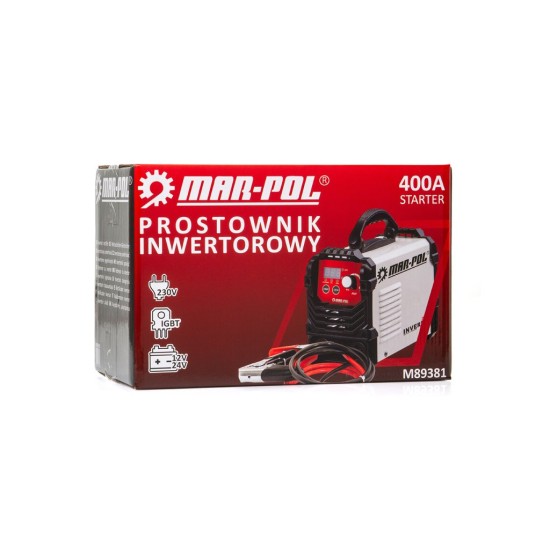 Invertorová nabíječka baterií s funkcí start 400 A, 12/24 V - MAR-POL Invertorová nabíječka baterií s funkcí start 400 A, 12/24 V - MAR-POL