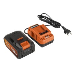 Nabíječka 20 V / 40 V + Baterie 40 V Li-Ion 2,5 Ah - POWERPLUS Nabíječka 20 V / 40 V + Baterie 40 V Li-Ion 2,5 Ah - POWERPLUS