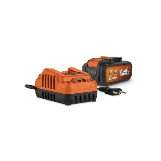 Nabíječka 20 V / 40 V + Baterie 40 V Li-Ion 2,5 Ah - POWERPLUS