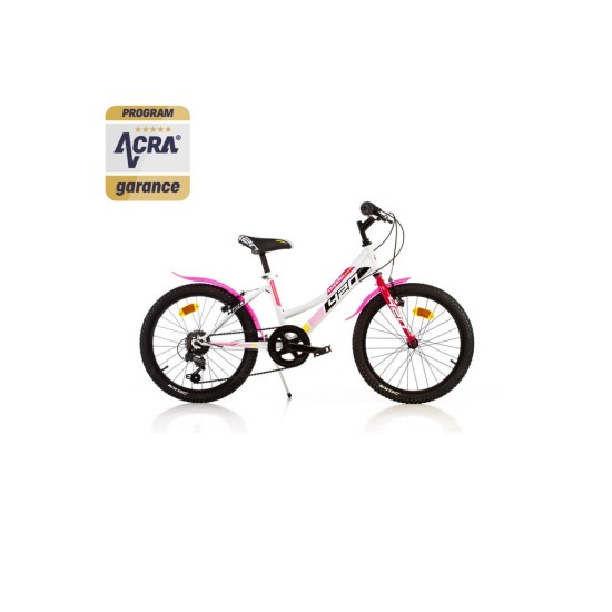 Juniorské kolo 420D bílá/růžová - DINO BIKES Juniorské kolo 420D bílá/růžová - DINO BIKES